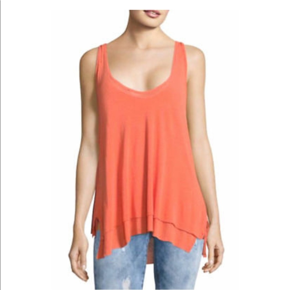 NWT Free People Karmen Tank Coral. Size S, M